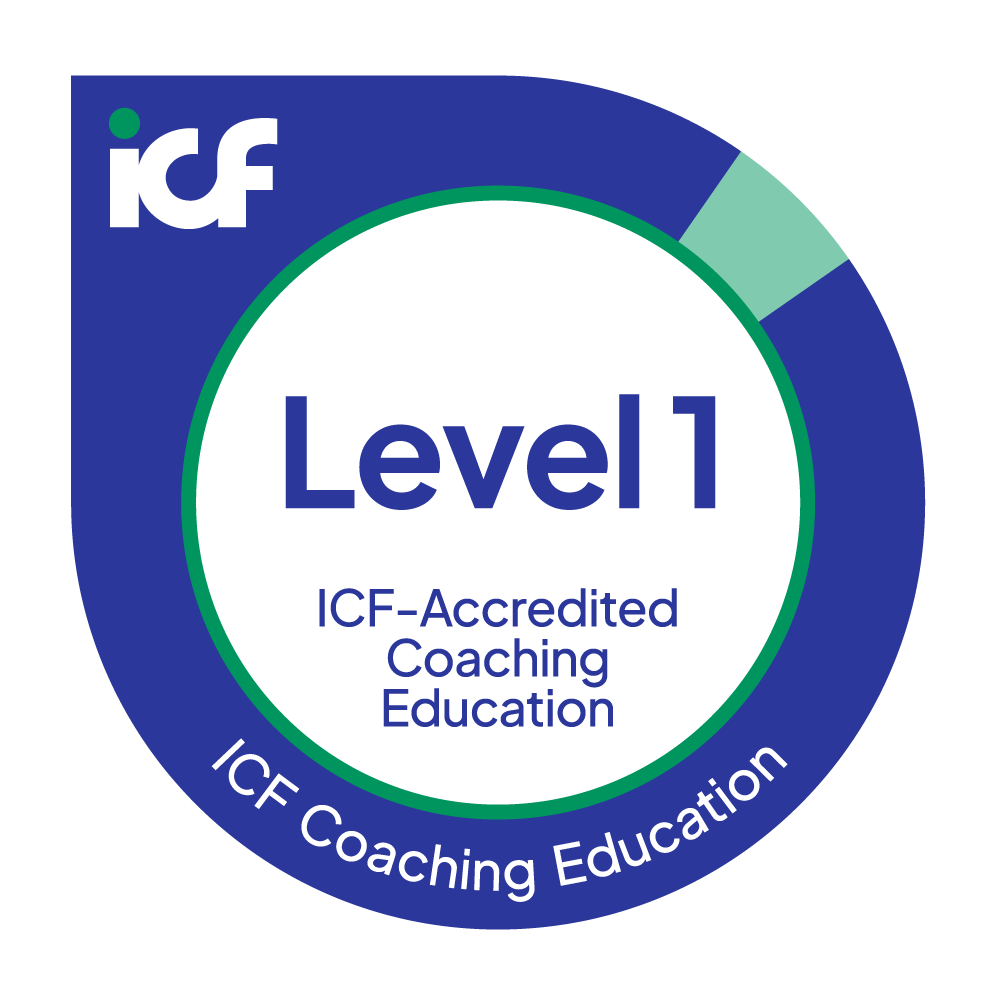 Accredited Coach Training Program (ACTP) through the International Coach Federation (ICF) Level 1 logo